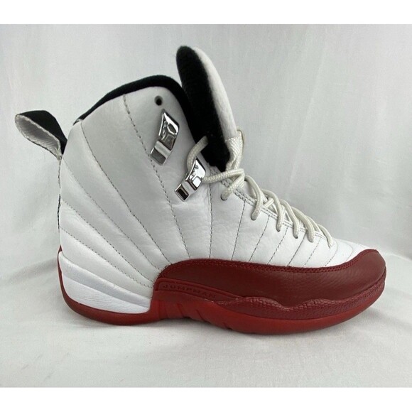 Jordan Other - Air Jordan 12 Retro Sneakers Mens Size 8 Cherry Red White 2009 130690-110
